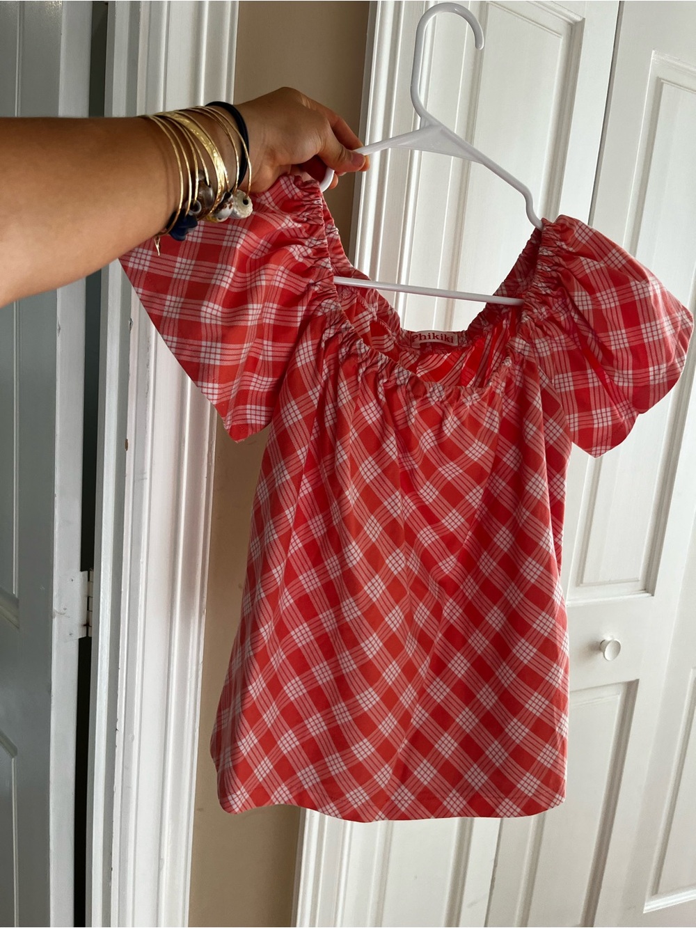 Salmon Colored Pink Palaka top